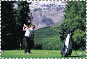 Golfing in the Canadian Rockies