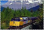 rail tours in the Canadian Rockies