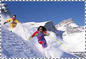 Skiing in the Canadian Rockies