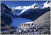 Lake Louise, Alberta, Canada - Chateau Lake Louise in the Winter